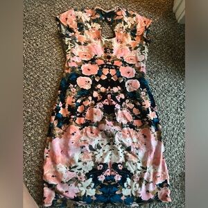 Summer keyhole back dress